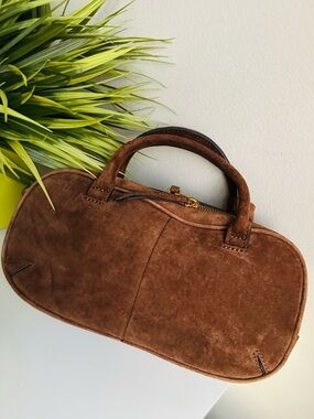 Zara | Suede Top-Handle Bag